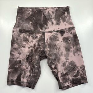 Marble Lululemon Biker Shorts